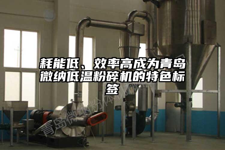 耗能低、效率高成為青島微納低溫粉碎機的特色標(biāo)簽